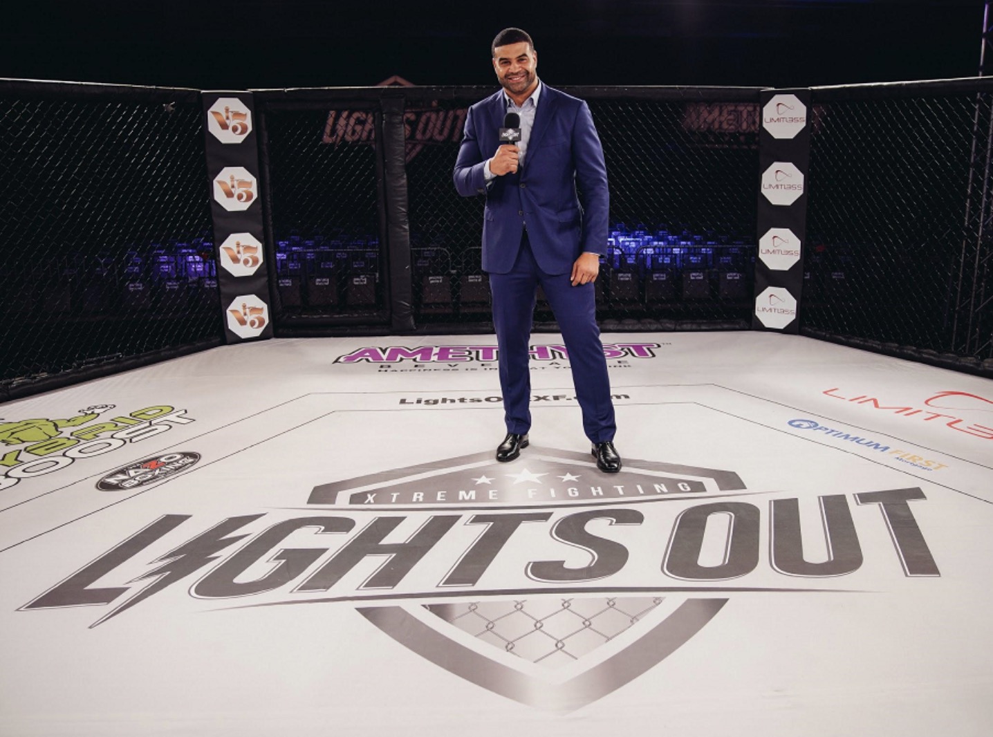 Shawne Merriman's Lights Out Xtreme Fighting and Fubo Sports Announce LXF 8 Event